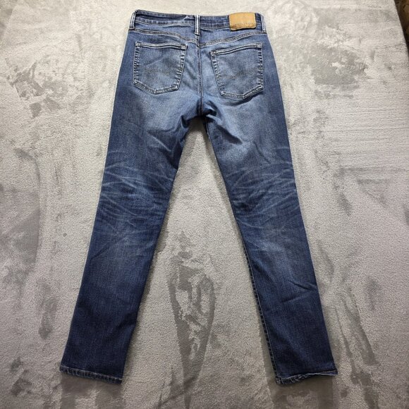 American Eagle Slim Jeans Mens Size 32x34 Dark Wash Airflex+ Temp Tech - Picture 2 of 11